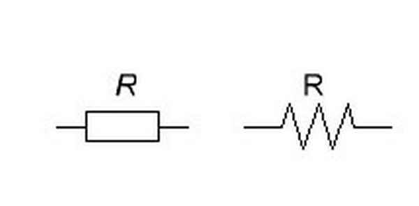Постоянный резистор - обозначение на схеме