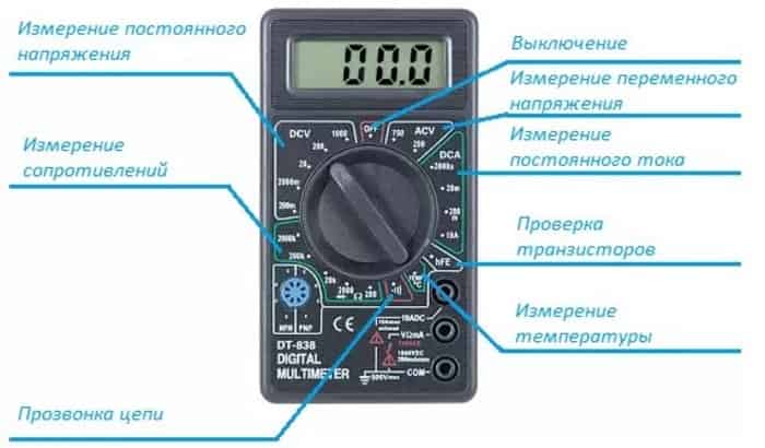 Как измерить напряжение конденсатора