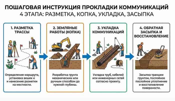 Как правильно проложить кабель в земле: пошаговое руководство для частного дома